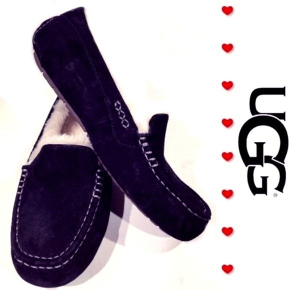 UGG Shoes - ⚡️1-DAY SALE⚡️ UGGS Black Leather Moccasin Shoe 12